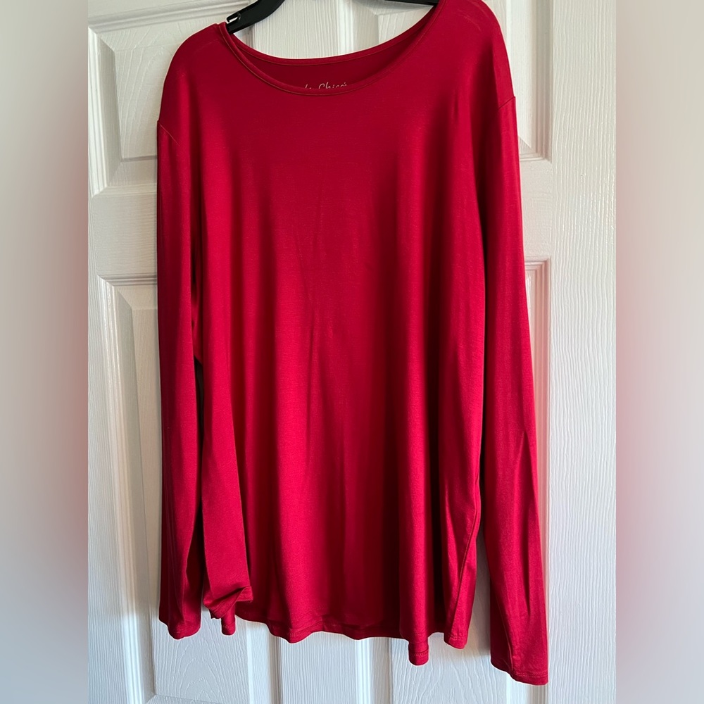 Chicos red tunic size 3